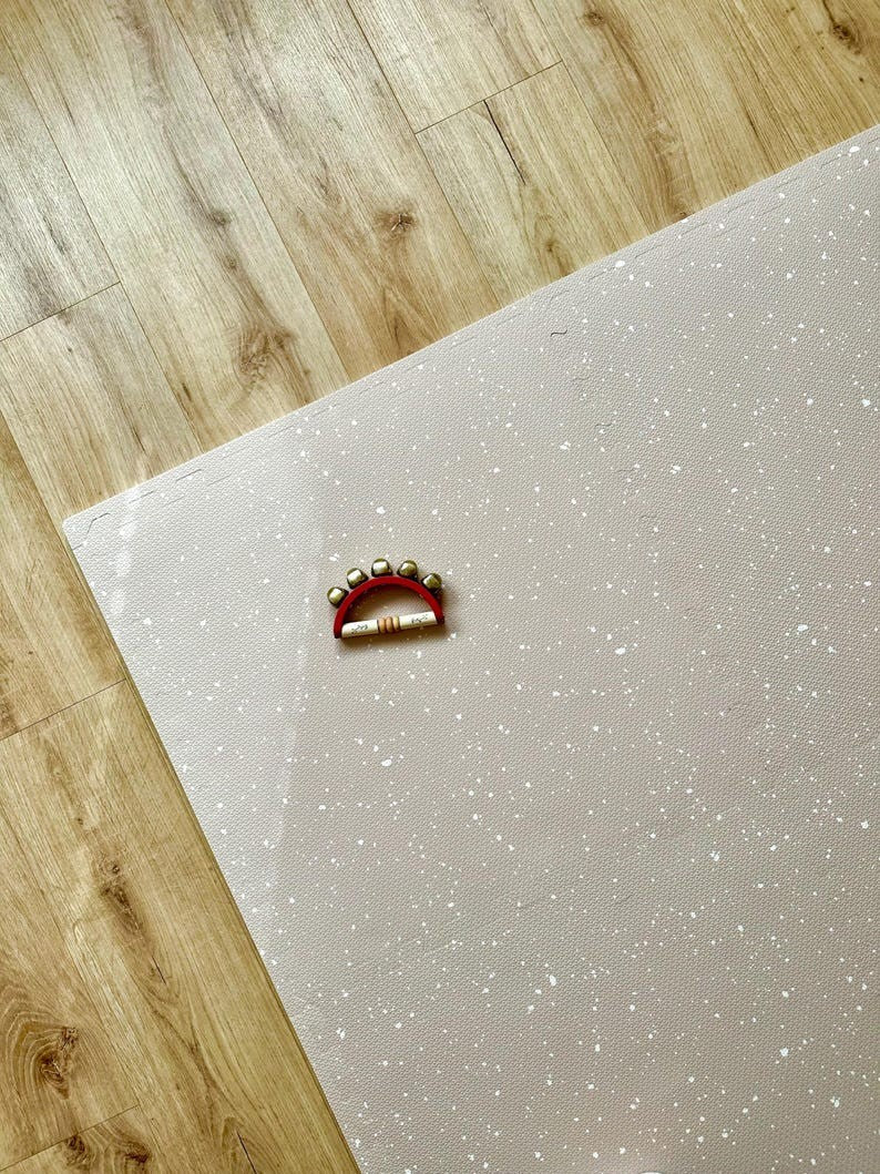 Foam Puzzle Playmat - Spots Cappuccino