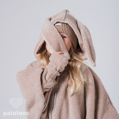 Car Poncho For Kids - Bunny