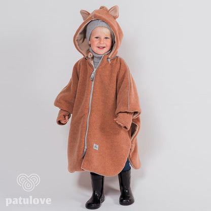 Car Poncho For Kids - Fox