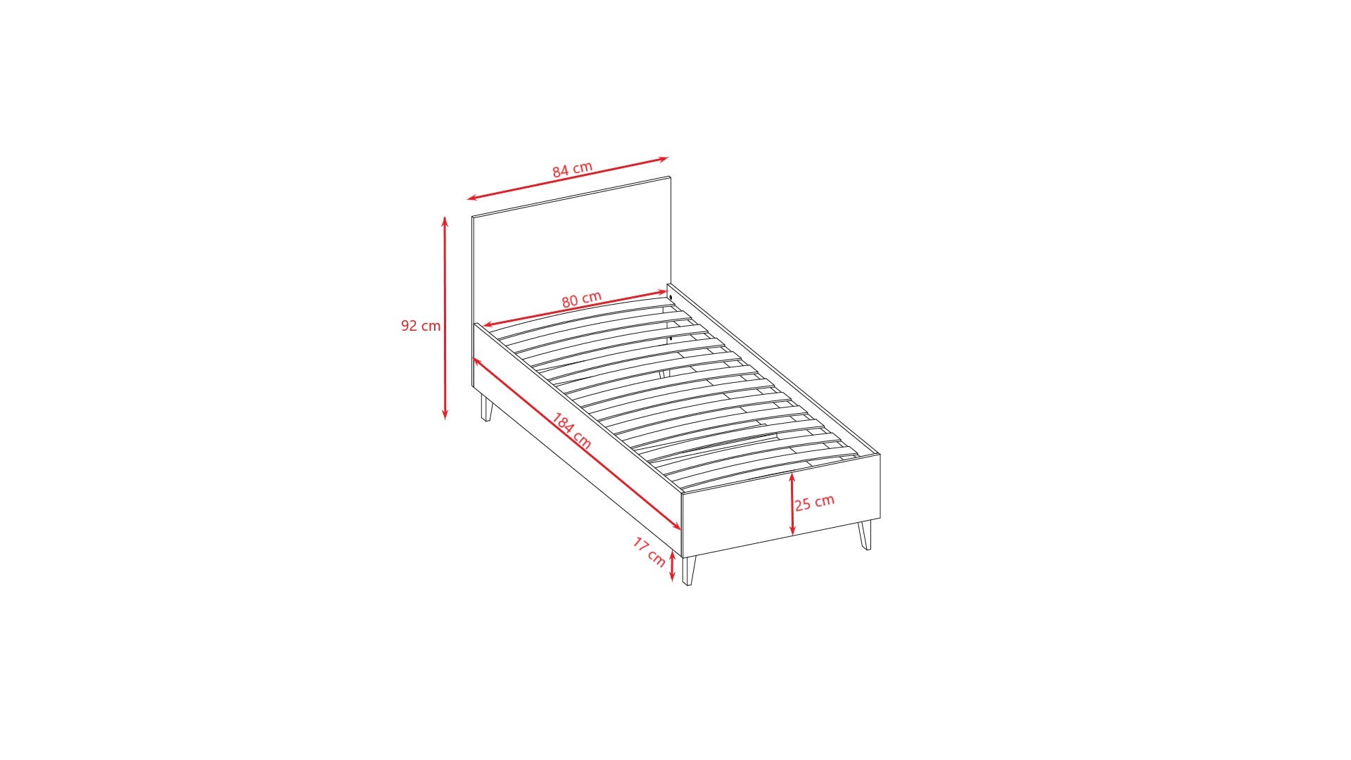 Children's Bed Kubi - Cashmere