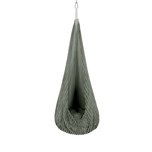Cocoon Swing for Kids - Churros Olive Sage Green