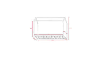 House Bed Bella - White