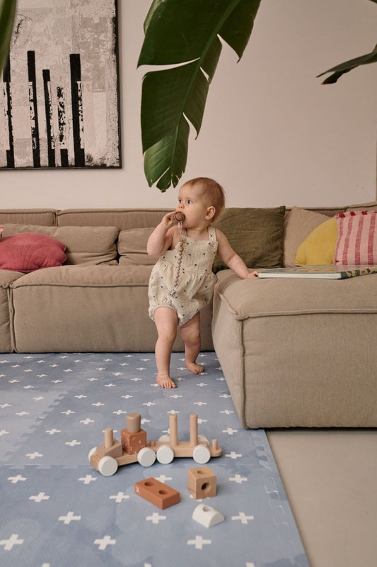 Foam Puzzle Playmat - Cross Azure