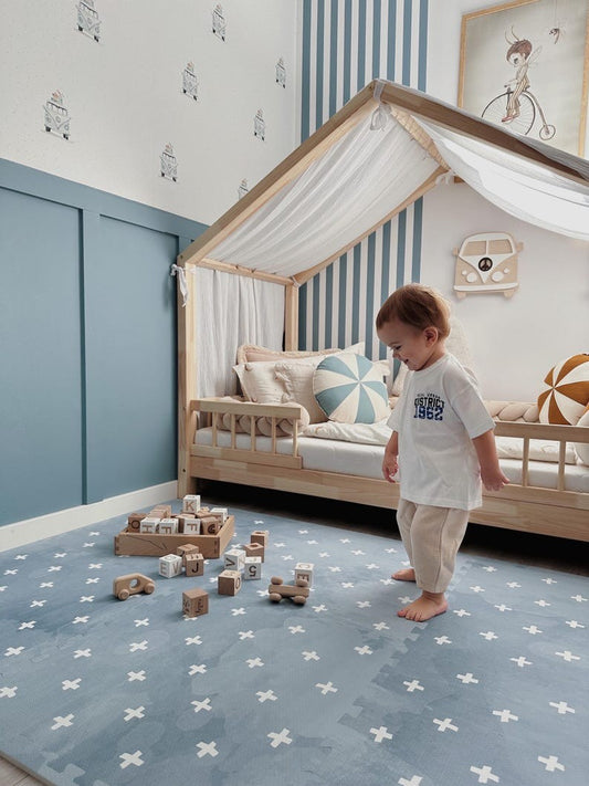 Foam Puzzle Playmat - Cross Azure