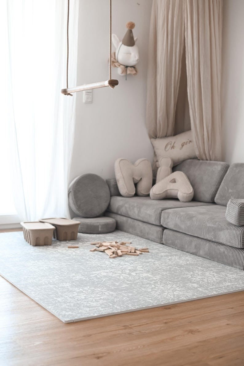 Foam Puzzle Playmat - Vintage Grey