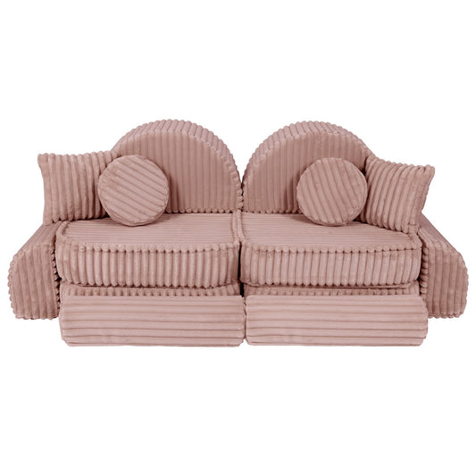 Medium Modular Sofa for Kids - Churros Pink Plus