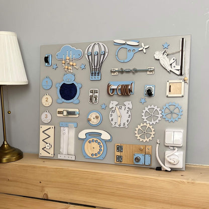 Montessori Marvel busy board (50×60 cm)