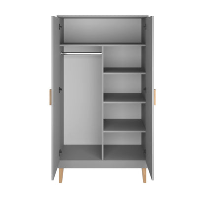 Wardrobe Kubi - Grey