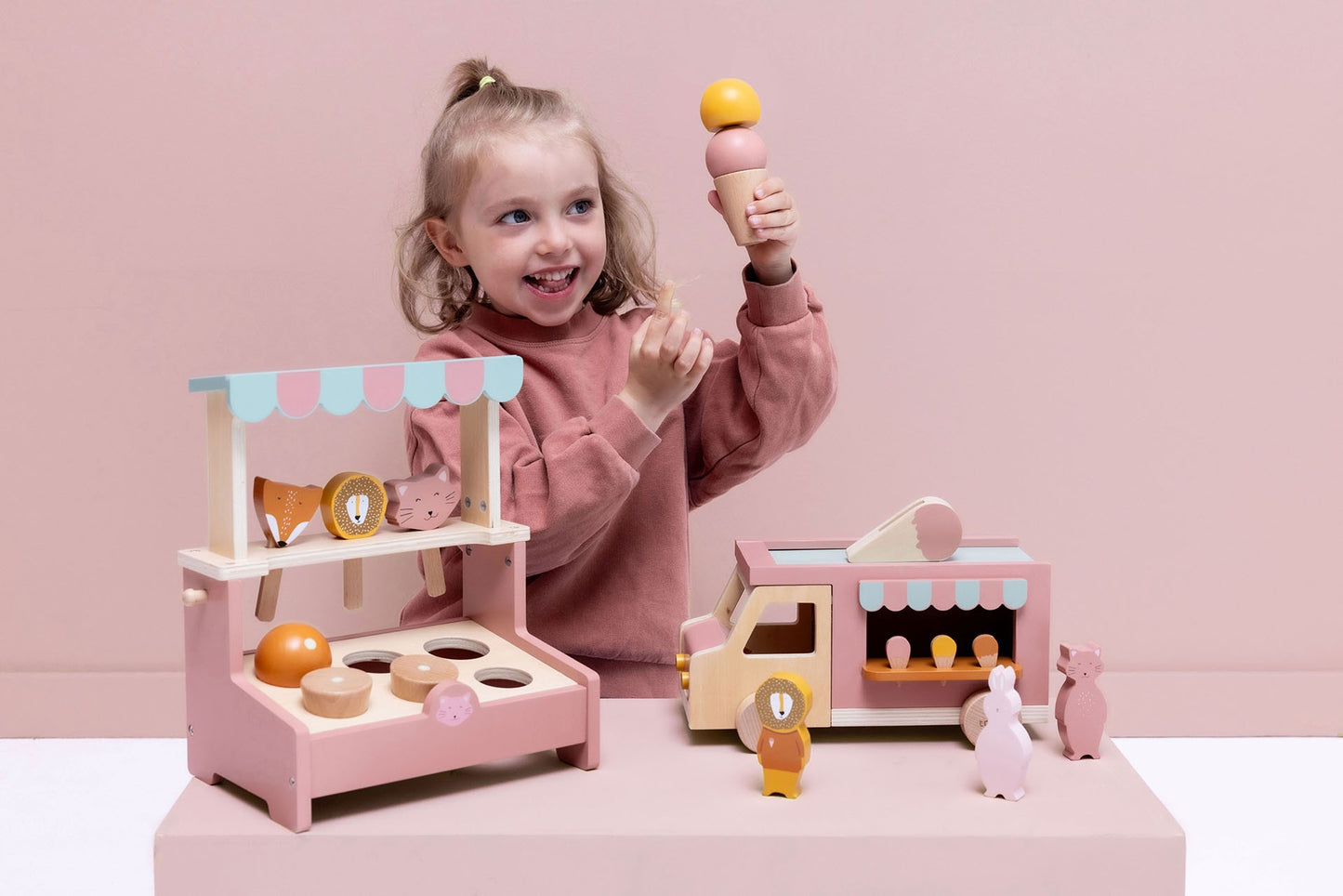 Wooden Ice Cream Truck